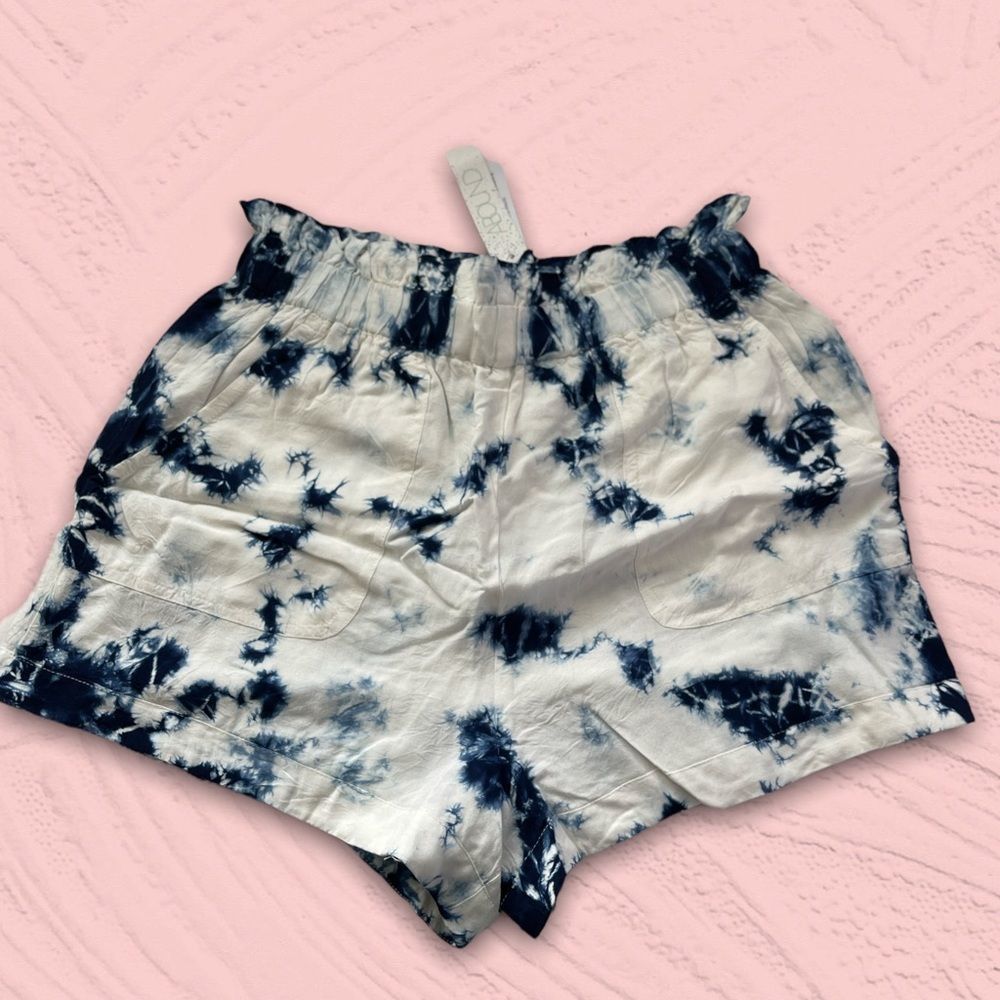 𝅺abound Womens paper bag tie dye Shorts NWT
